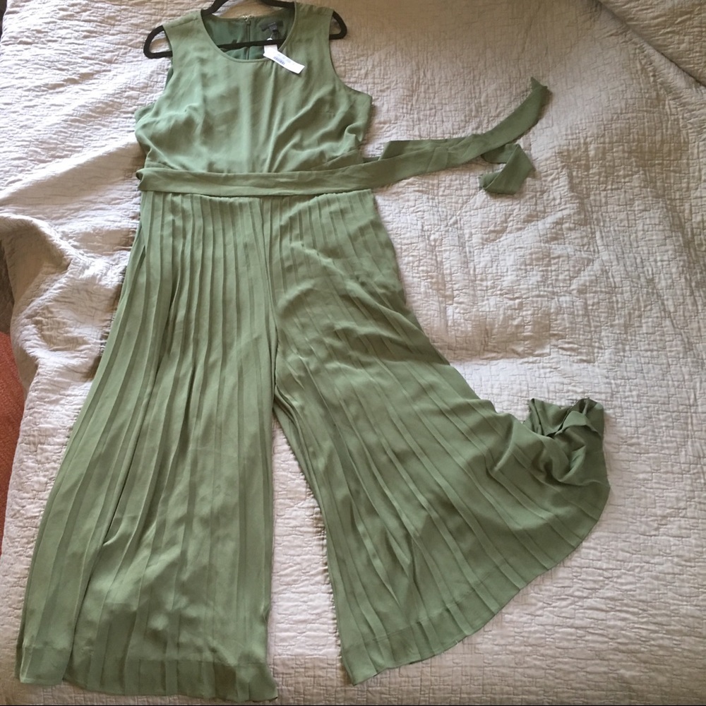 Moss Green J Crew Jumpsuit; new with tags